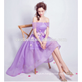 2017 Mujeres Verano Vestidos de fiesta púrpuras atractivos Vintage estilo retro damas púrpura dulce vestido de cóctel